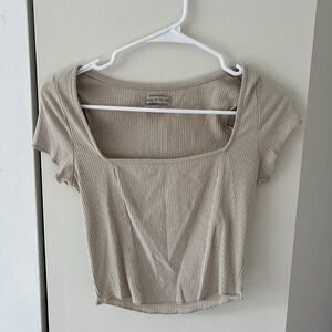 Square neck, crop top, size M